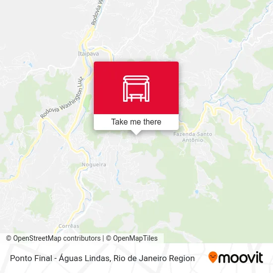 Ponto Final - Águas Lindas map
