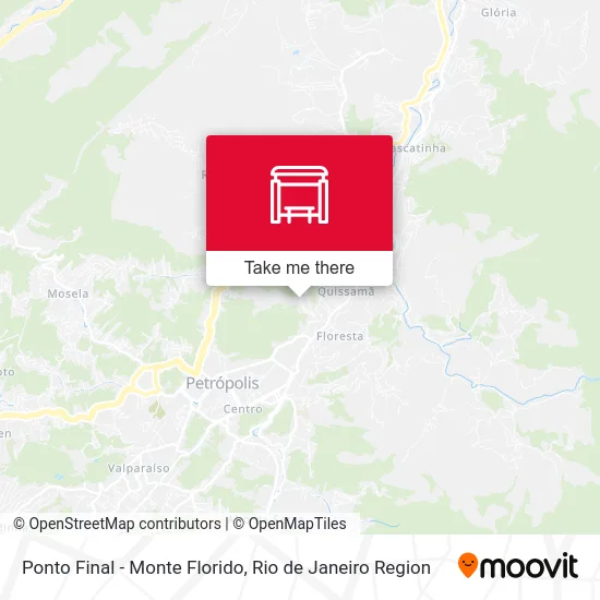 Ponto Final - Monte Florido map