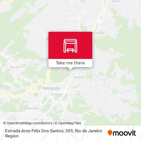 Estrada Arno Félix Dos Santos, 395 map