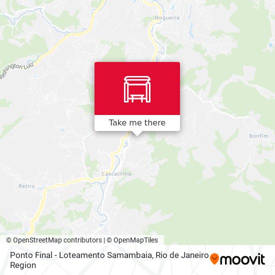 Ponto Final - Loteamento Samambaia map