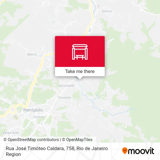Rua José Timóteo Caldara, 758 map