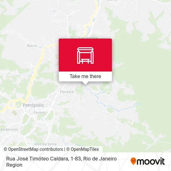 Rua José Timóteo Caldara, 1-83 map