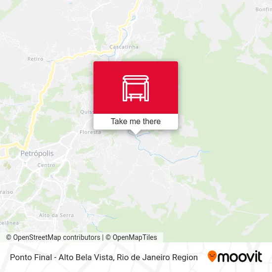 Ponto Final - Alto Bela Vista map
