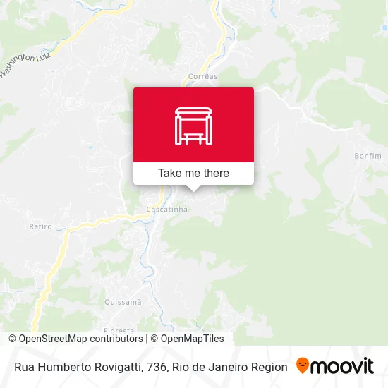 Rua Humberto Rovigatti, 736 map