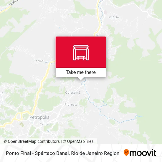 Ponto Final - Spártaco Banal map