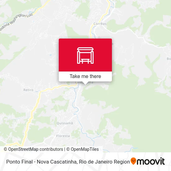Ponto Final - Nova Cascatinha map