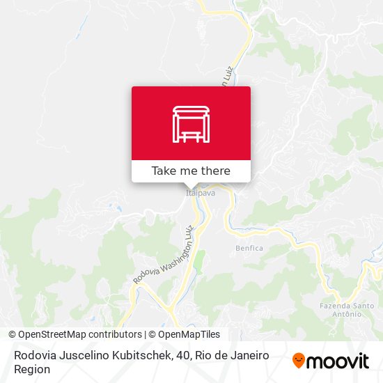 Rodovia Juscelino Kubitschek, 40 map