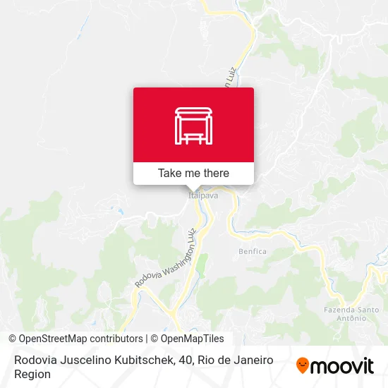 Rodovia Juscelino Kubitschek, 40 map
