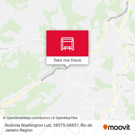 Rodovia Washington Luíz, 38575-38857 map