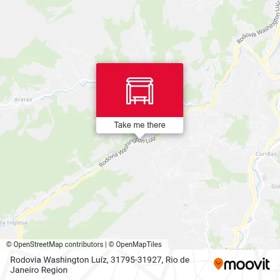 Rodovia Washington Luíz, 31795-31927 map