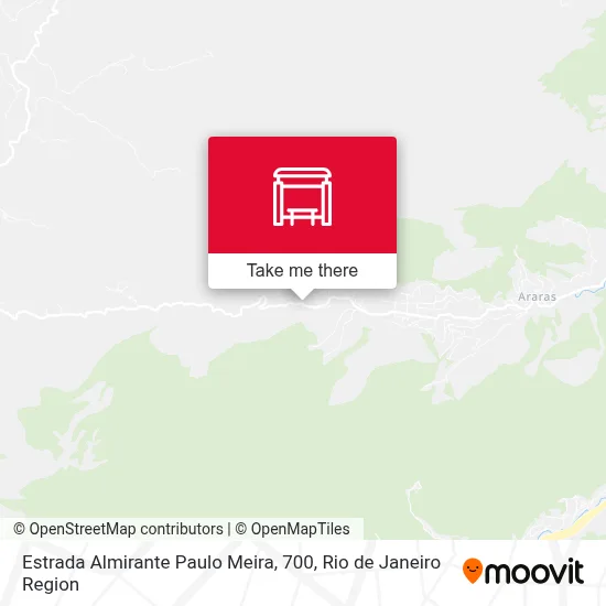 Estrada Almirante Paulo Meira, 700 map