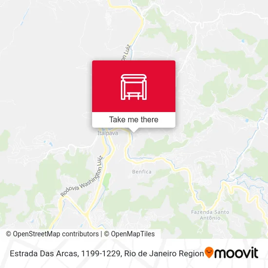 Estrada Das Arcas, 1199-1229 map