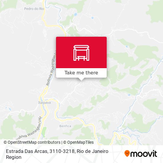 Estrada Das Arcas, 3110-3218 map