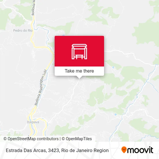 Estrada Das Arcas, 3423 map