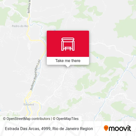 Estrada Das Arcas, 4999 map