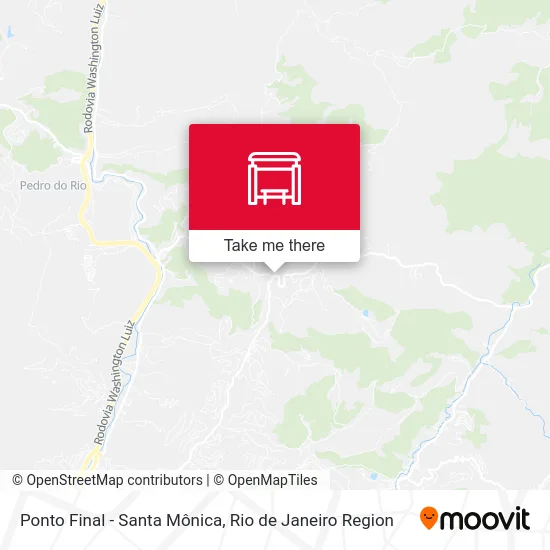 Ponto Final - Santa Mônica map
