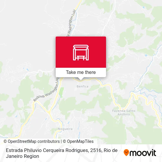 Estrada Philuvio Cerqueira Rodrigues, 2516 map