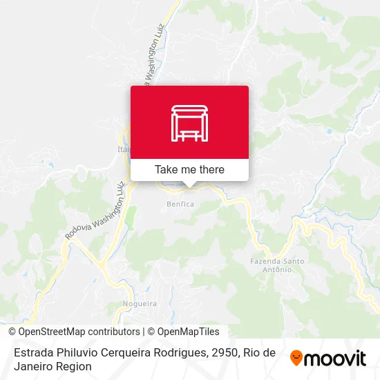 Estrada Philuvio Cerqueira Rodrigues, 2950 map