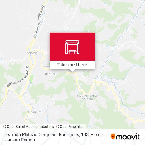 Estrada Philuvio Cerqueira Rodrigues, 133 map