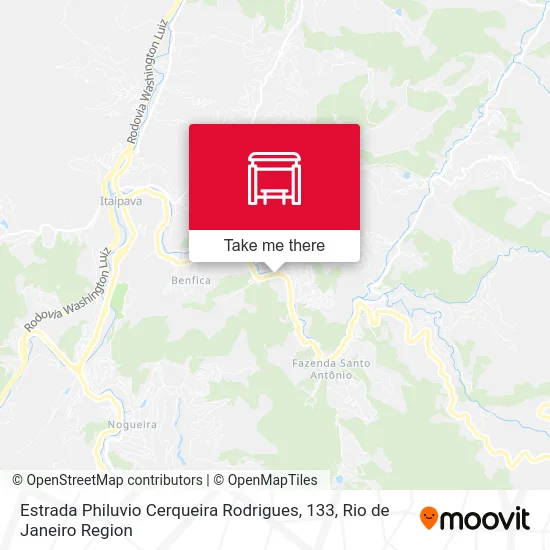 Estrada Philuvio Cerqueira Rodrigues, 133 map