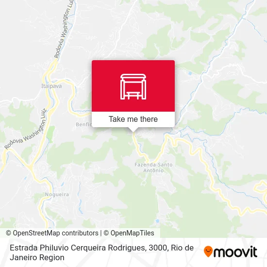 Estrada Philuvio Cerqueira Rodrigues, 3000 map