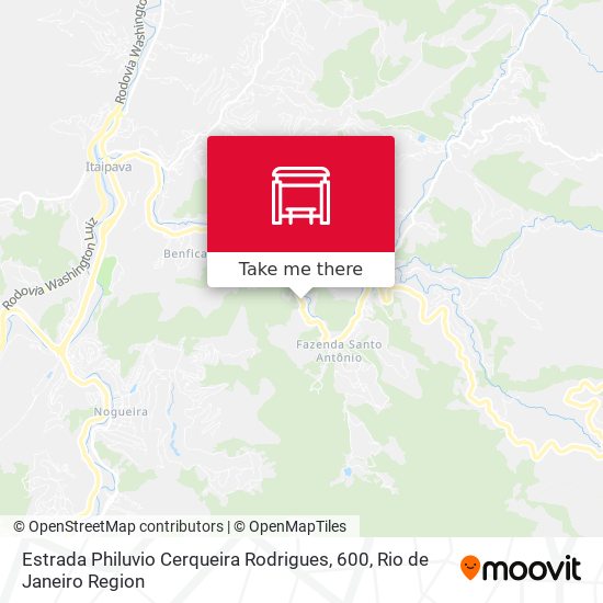 Estrada Philuvio Cerqueira Rodrigues, 600 map