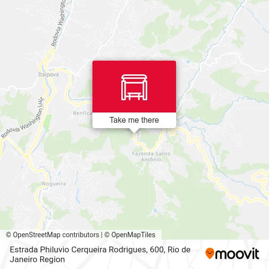 Estrada Philuvio Cerqueira Rodrigues, 600 map