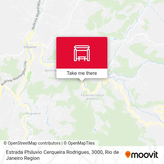 Estrada Philuvio Cerqueira Rodrigues, 3000 map