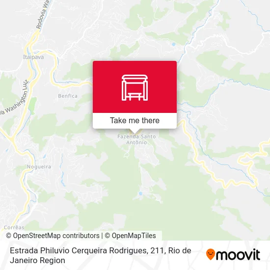 Estrada Philuvio Cerqueira Rodrigues, 211 map