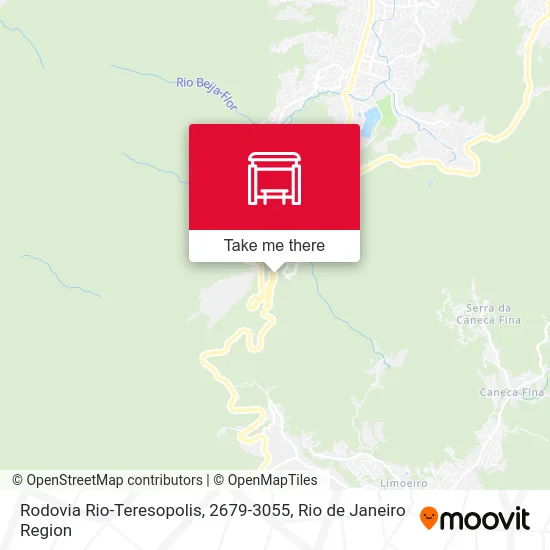 Rodovia Rio-Teresopolis, 2679-3055 map