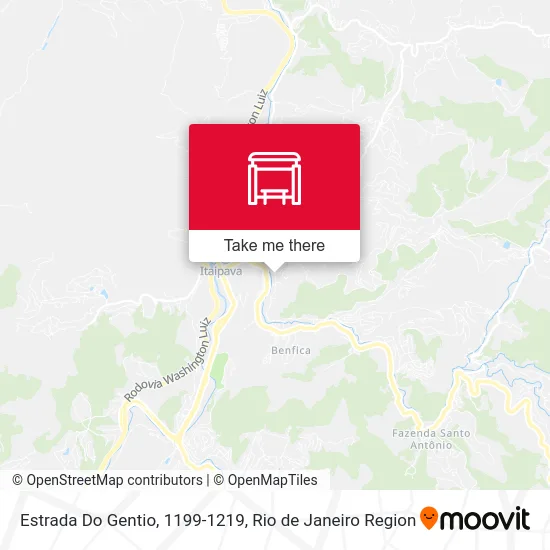 Estrada Do Gentio, 1199-1219 map