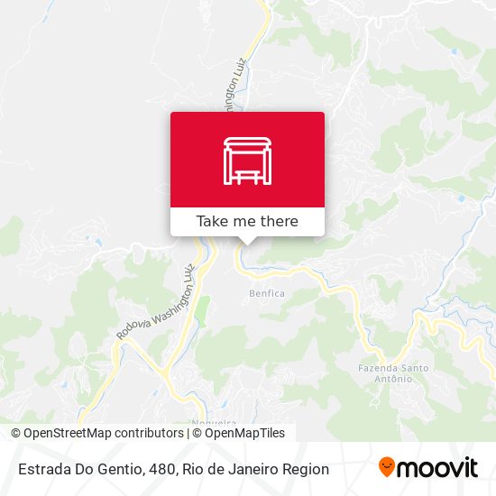Estrada Do Gentio, 480 map