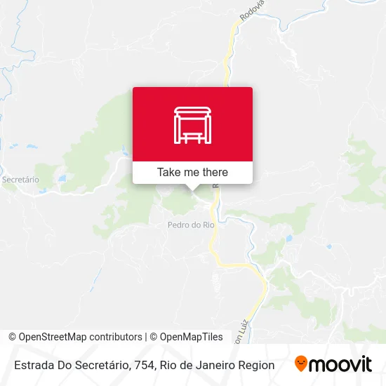 Estrada Do Secretário, 754 map