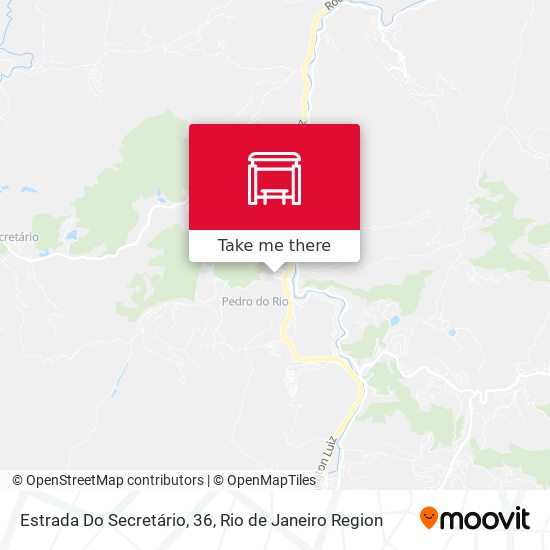 Estrada Do Secretário, 36 map
