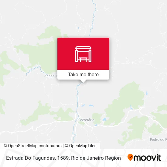 Estrada Do Fagundes, 1589 map