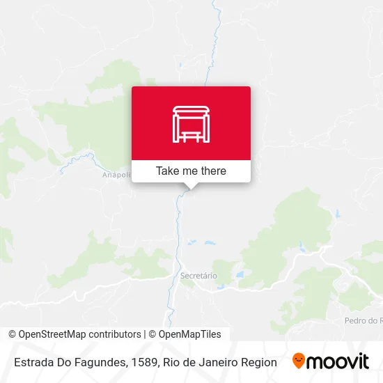 Estrada Do Fagundes, 1589 map