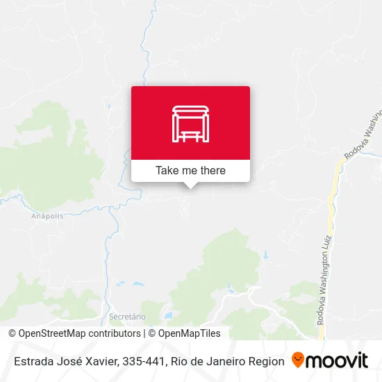 Estrada José Xavier, 335-441 map