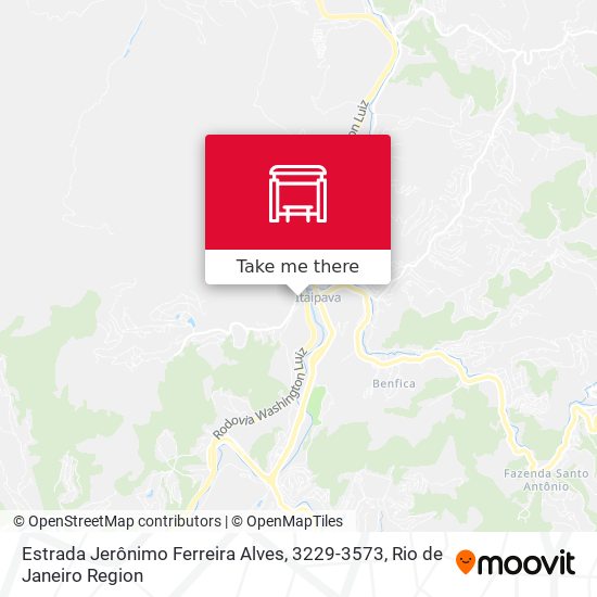 Estrada Jerônimo Ferreira Alves, 3229-3573 map
