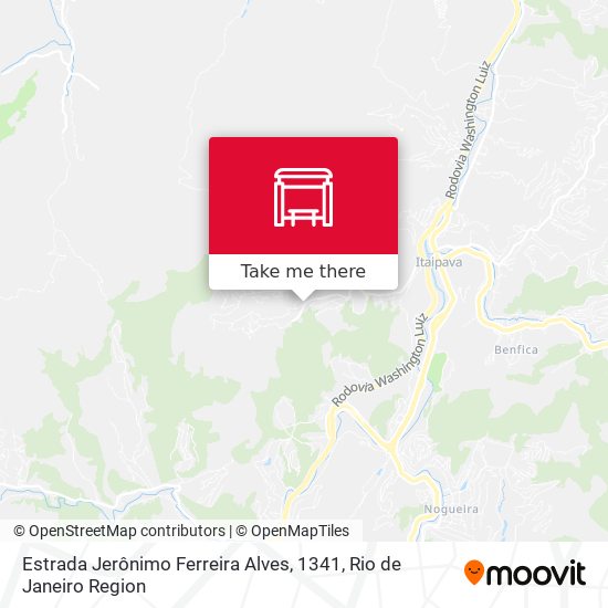 Estrada Jerônimo Ferreira Alves, 1341 map