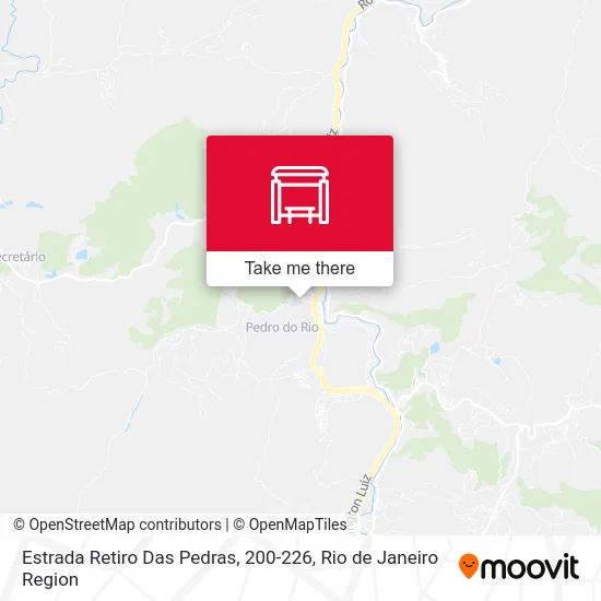 Estrada Retiro Das Pedras, 200-226 map