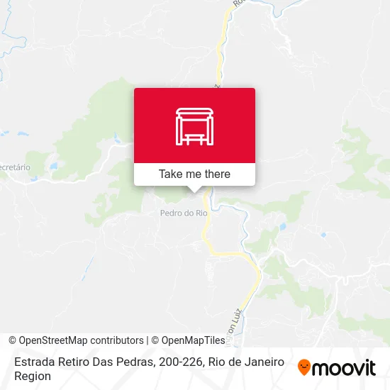 Estrada Retiro Das Pedras, 200-226 map