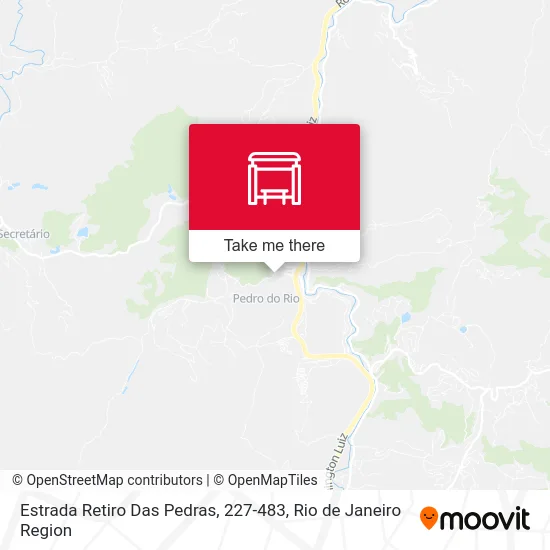 Estrada Retiro Das Pedras, 227-483 map