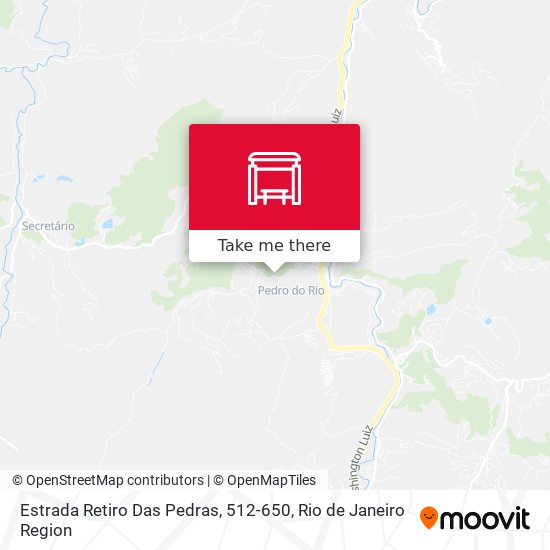 Estrada Retiro Das Pedras, 512-650 map