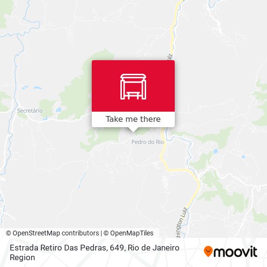 Estrada Retiro Das Pedras, 649 map