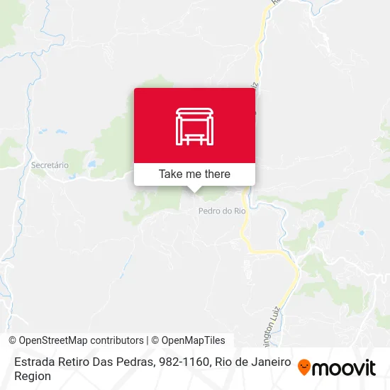 Estrada Retiro Das Pedras, 982-1160 map