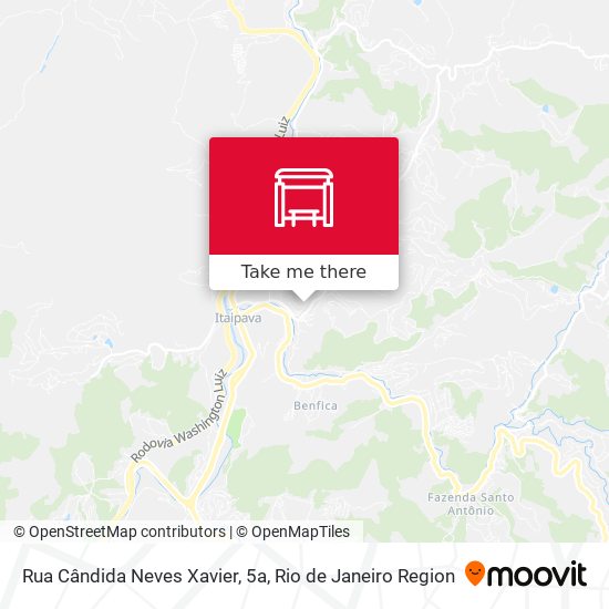 Rua Cândida Neves Xavier, 5a map