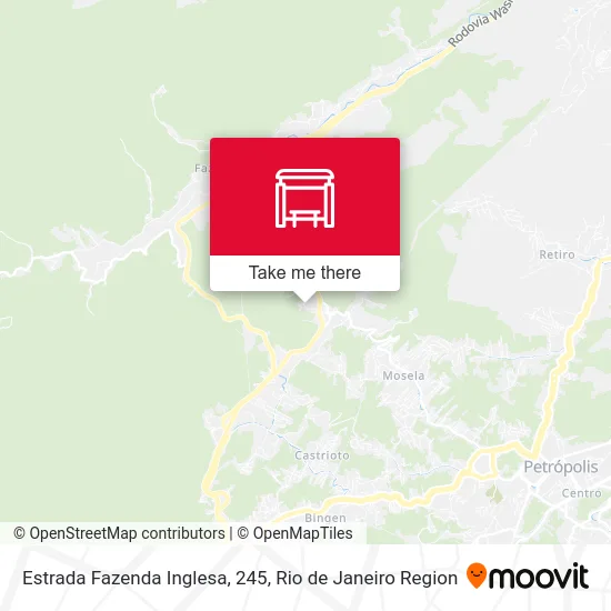 Estrada Fazenda Inglesa, 245 map