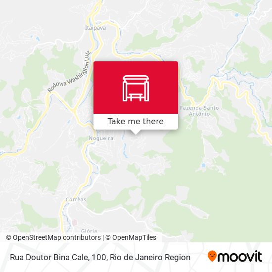 Rua Doutor Bina Cale, 100 map