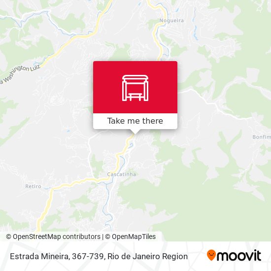 Estrada Mineira, 367-739 map