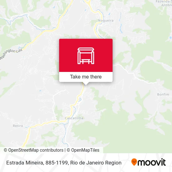 Estrada Mineira, 885-1199 map